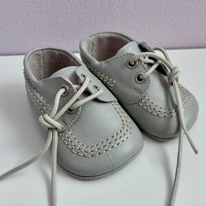 León Shoes size 16 handmade leather baby shoes